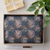 Griekse mythe  Odyssey Navy Gold Decoupage Tissuepapier (Geschenk)
