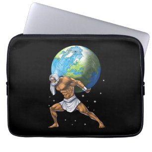 Griekse mythologie God Atlas Laptop Sleeve