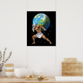 Griekse mythologie God Atlas Poster (Keuken)