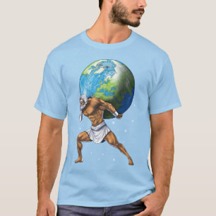 Griekse mythologie God Atlas T-shirt