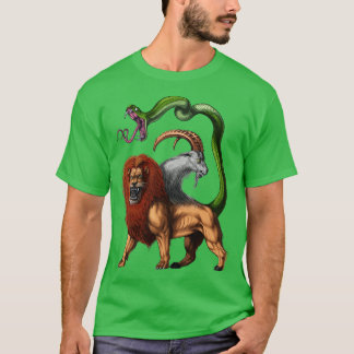 Griekse mythologie schepsel chimera t-shirt