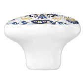 Griekse Ornament Abalone Shell en Gold Keramische Knop (Zijkant)