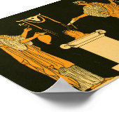 GRIEKSE Oude  Gods Motif Poster (Hoek)
