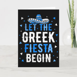 Griekse Pasen Cinco De Mayo Grappig Laat De Grieks Kaart