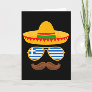 Griekse Pasen Sungles Cinco De Mayo Mexicaanse Kin Kaart