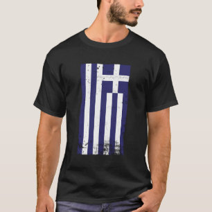 Griekse Pride Reizen Vakantie Griekenland Vlag T-shirt