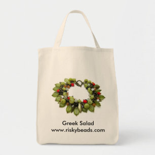Griekse salade tote bag