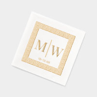 Griekse Sleutel Frame #2 Twee Initiële Trouw Monog