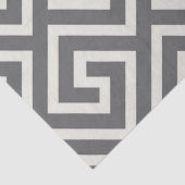 Griekse sleutel Klassiek Vierkant Draaipatroon Tissuepapier (Detail)