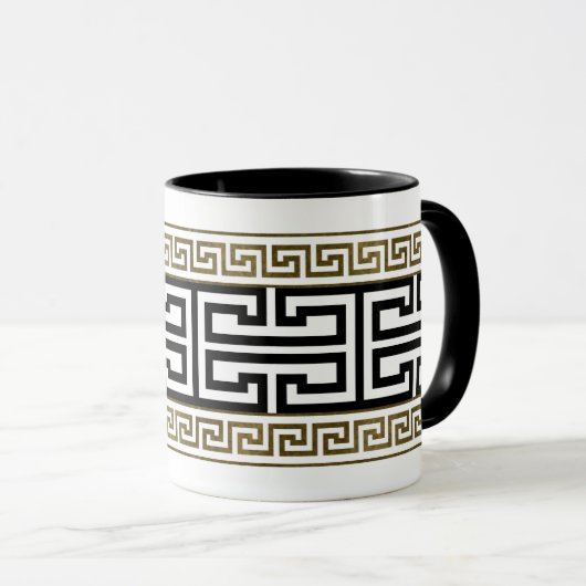 Griekse sleutel mok (Voorkant rechts)