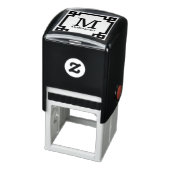 Griekse Sleutel Omlijst Initiaal Naam Monogram Zelfinktende Stempel (Product)