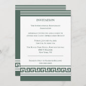 Griekse Sleutel Uitnodiging (Voorkant / Achterkant)