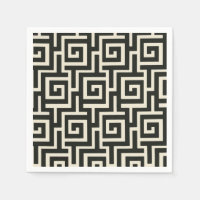 Griekse sleutel zwart