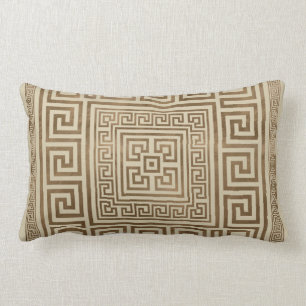 Griekse sleutelversiering - Griekse mander - paste Kussen