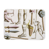 Griekse soldaten, wapens en wapenrusting, bord 38  magneet (Horizontaal)