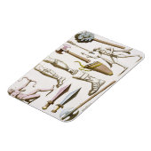 Griekse soldaten, wapens en wapenrusting, bord 38  magneet (Linkerzijde)