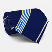 Griekse stremvlag stropdas (Opgerold)