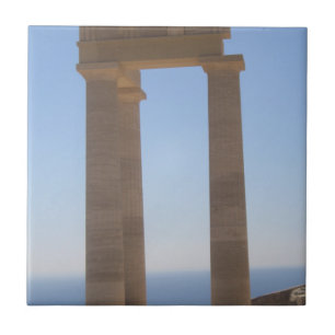 Griekse Tegel van tempelkeramische keramiek Tegeltje