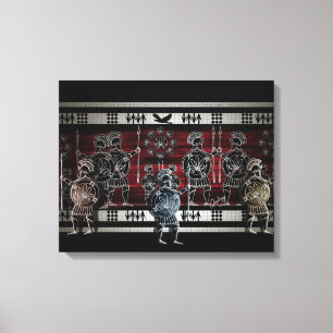 Griekse tekeningen canvas afdruk