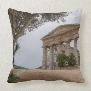 Griekse tempel bij Segesta, Sicilië Kussen