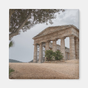 Griekse tempel in Segesta, Sicilië Magneet