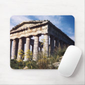 griekse tempel mousepad muismat (Met muis)