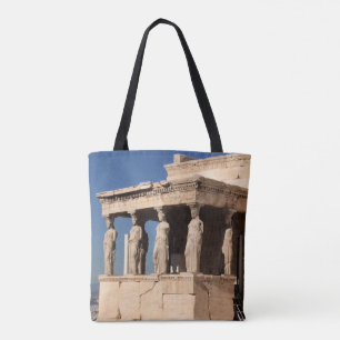 Griekse tempel tote bag