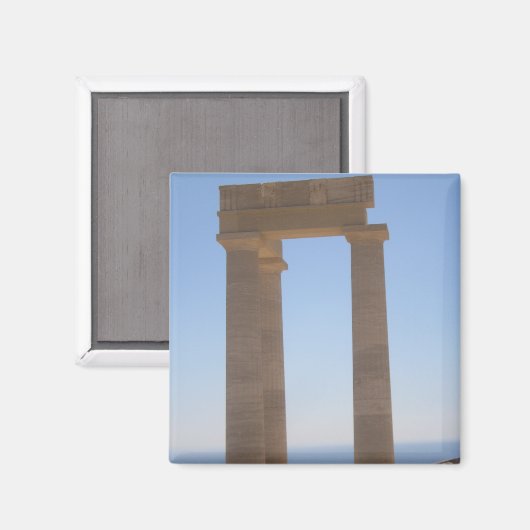 Griekse tempelmagneet magneet (Voorkant / Achterkant)