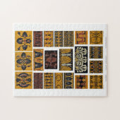 Griekse textielkunst legpuzzel (Horizontaal)