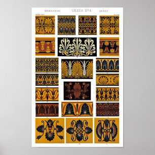 Griekse textielkunst poster