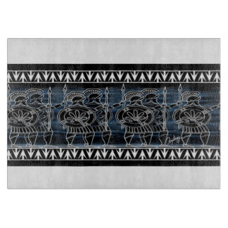 Griekse troep voor zwarte cijfers snijplank