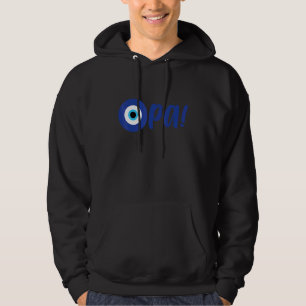 Griekse trots Opa Evil Eye Hellas Griekenland Evil Hoodie