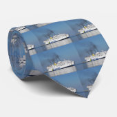 Griekse veerboot stropdas (Opgerold)