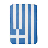 Griekse vlag badmat (Voorkant Verticaal)