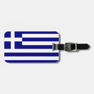 Griekse vlag bagagelabel