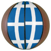 Griekse vlag basketbal (Verticaal)