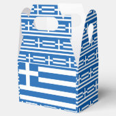 Griekse vlag bedankdoosjes (Geopend)