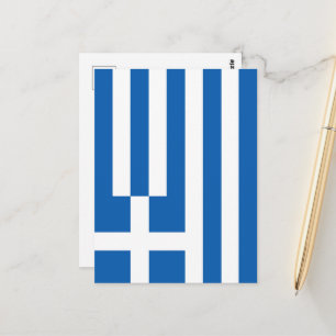 Griekse vlag briefkaart