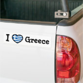 Griekse vlag bumpersticker (Op Truck)