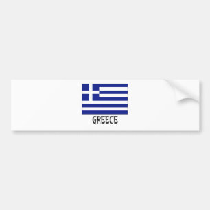 Griekse vlag bumpersticker