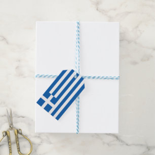 Griekse vlag cadeaulabel