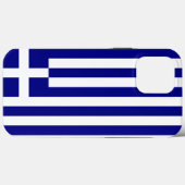 Griekse vlag Case-Mate iPhone case (Achterkant (horizontaal))