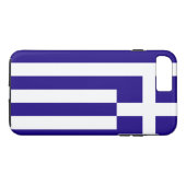 Griekse vlag Case-Mate iPhone case (Achterkant (Horizontaal))