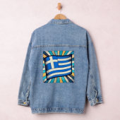 Griekse vlag denim jacket (Hangar)