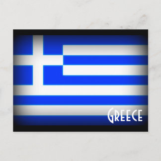 Griekse Vlag Donker Briefkaart