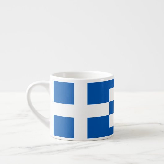 Griekse vlag espresso kop (Links)