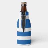 Griekse vlag flesjeskoeler (Fles Achterkant)
