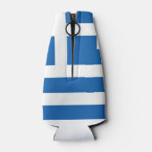 Griekse vlag flesjeskoeler (Achterkant)