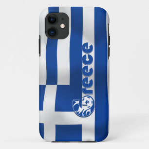 Griekse vlag Football iPhone 11 Hoesje