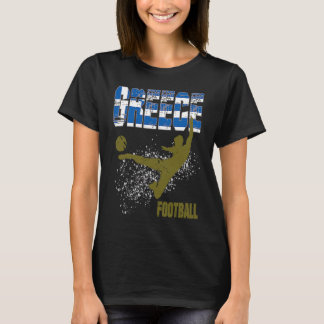 Griekse vlag Football Player Griekse vlag T-shirt
